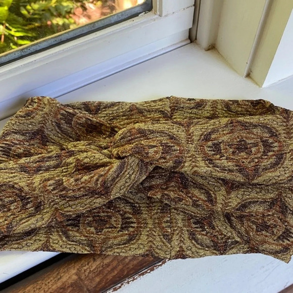 Anthropologie Metallic Twist Headband - Picture 3 of 6